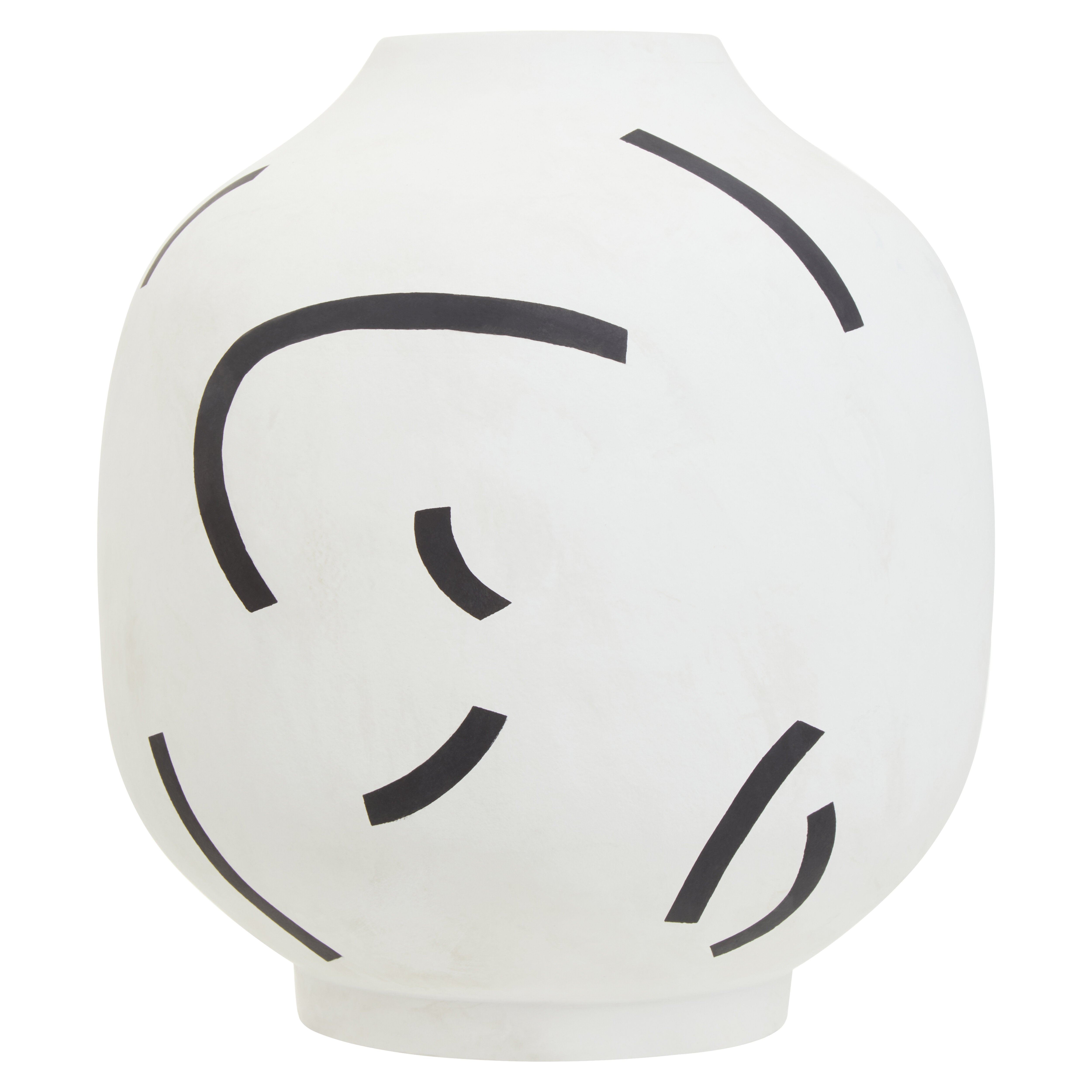 Alston Black & White Ceramic Vase